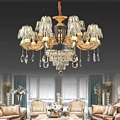 Villa Luxury Living Room Crystal Lamp Chandelier