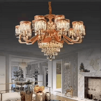 Villa Living Room Crystal Lamp Chandelier