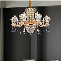 Living Room Villa Indoor Luxury Decoration Candles Crystal Lamp Chandelier