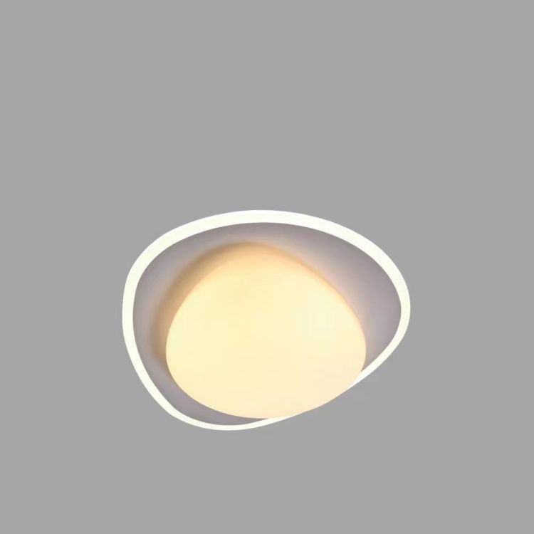 Bedroom Cream Style Cobblestone Simple Modern Ceiling Lamp