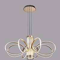 Eight Petals Flower Shape Lines Simple Living Room Creative Chandelier