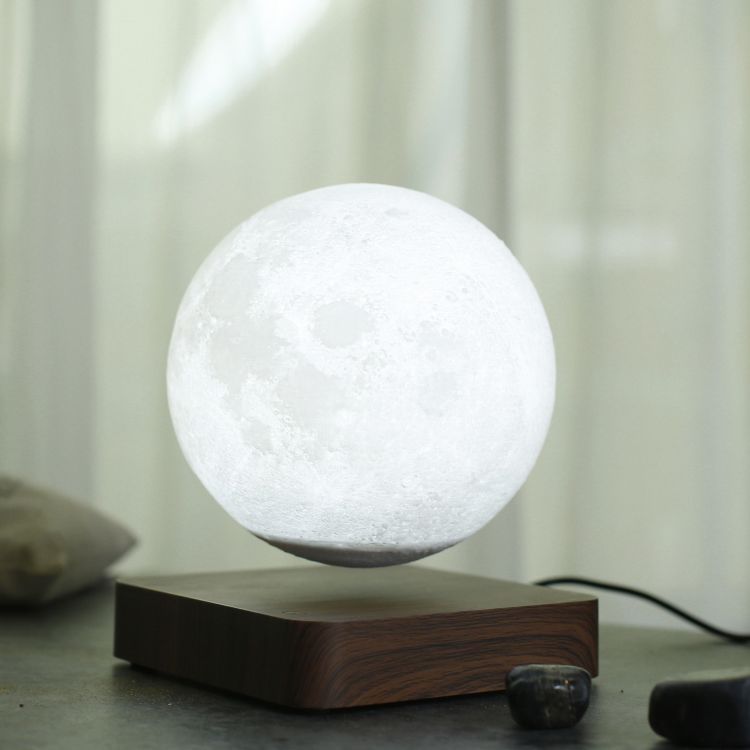 Magnetically Levitated Moon Lamp Planet Bedroom Bedside Table Lamp