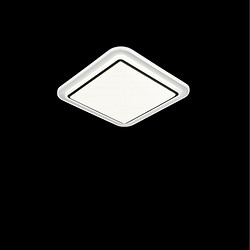 Sitting Room Dining-Room Simple Black Side Square Ceiling Lamp