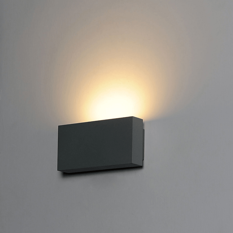 Black Rectangular Simple Modern Wall Lamp