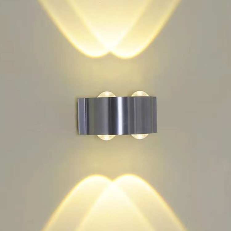 Simple Wall Lamp Upper And Lower Four Lights