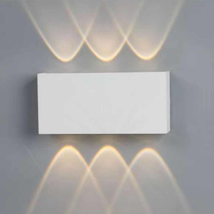 Contracted Modern White Rectangular Wall Lamp