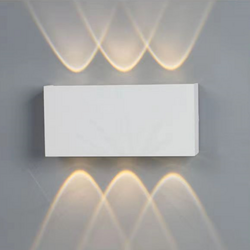 Contracted Modern White Rectangular Wall Lamp