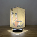 Antique Painting Chinese Style Bedside Bedroom Decoration Table Lamp