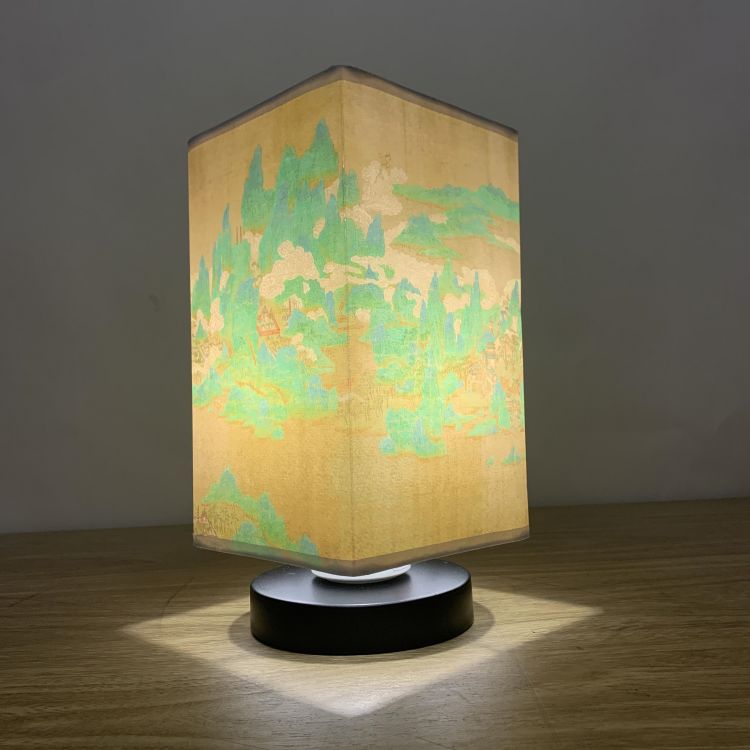  Ancient Painting Chinese Style Mountain Table Lamp