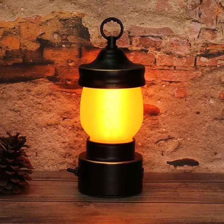 Camping Rechargeable Retro Pony Lamp Table Lamp Type E