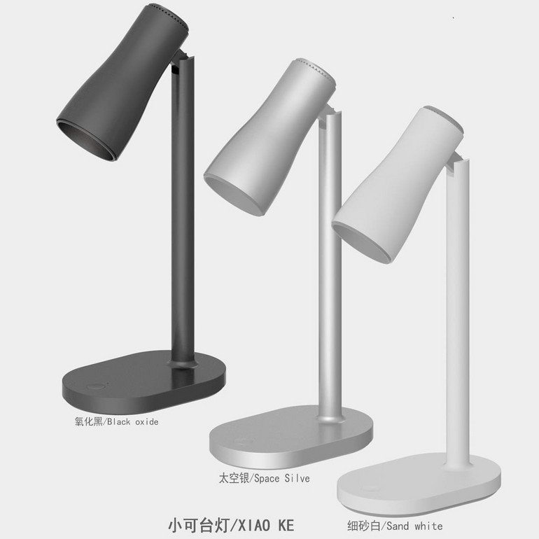 Exquisite simple warm light eye protection small table lamp