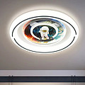 Children's bedroom cartoon astronaut fashion ceiling light