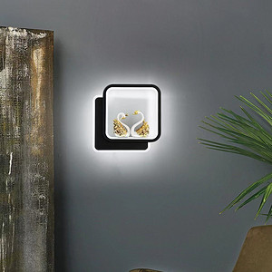 Bedroom LED warm bedside Nordic modern wall lamp