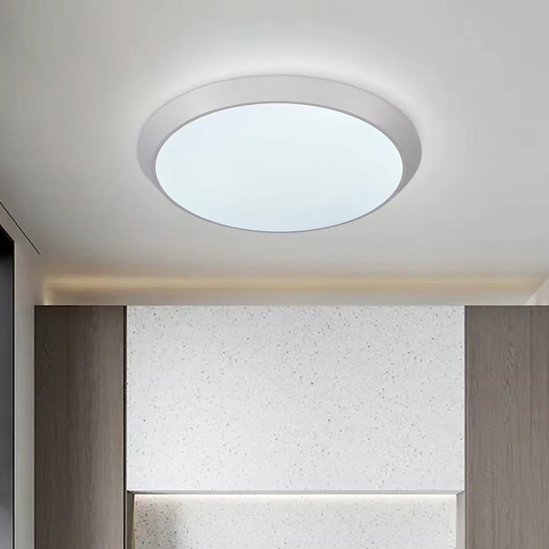 LED three-proof ultra-thin round balcony bathroom ceiling light