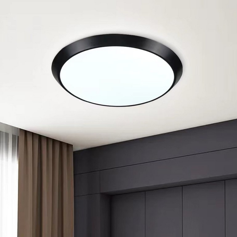 LED three-proof ultra-thin round balcony bathroom ceiling light