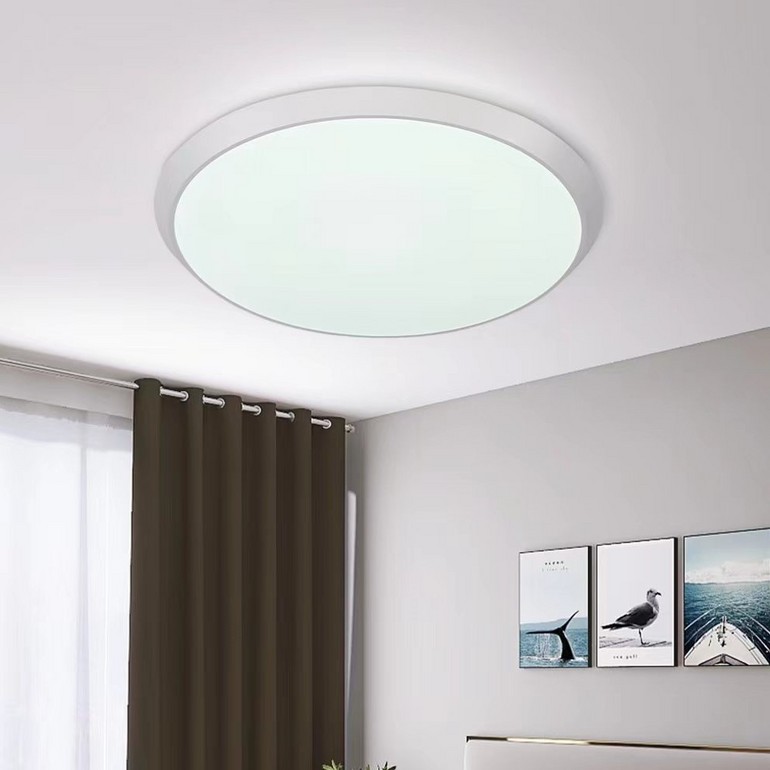 LED three-proof ultra-thin round balcony bathroom ceiling light