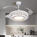 Home modern chandelier integrated new fashion fan lamp