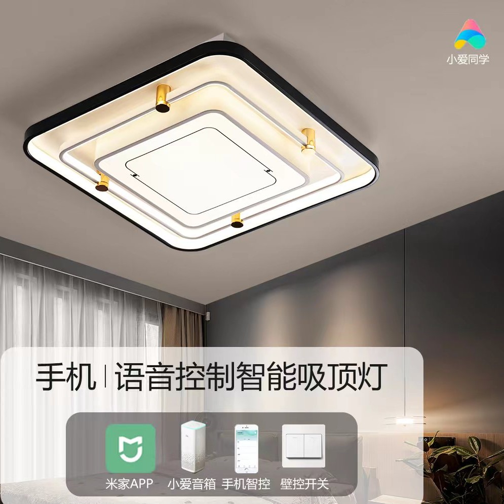 Intelligent control voice square living room ceiling light