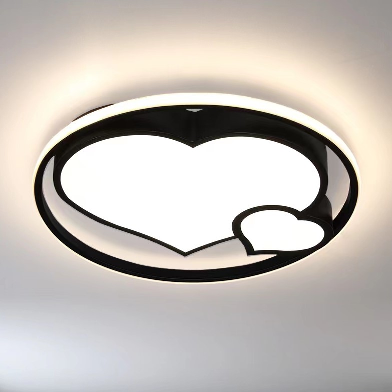 New heart to heart simple Nordic type ceiling lamp