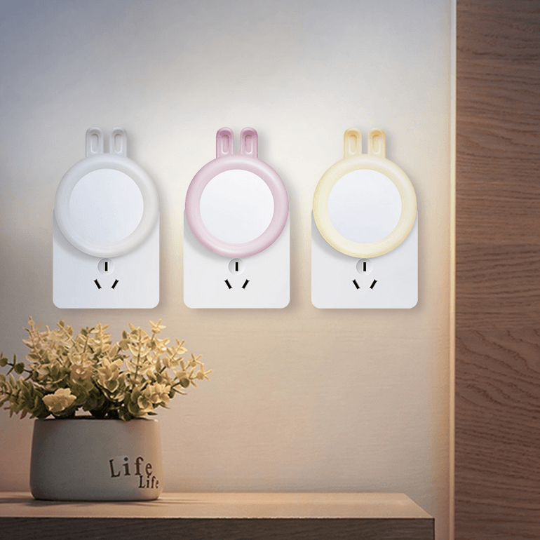 L-414 series cute styling light control small night light