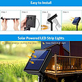 Solar Rechargeable Outdoor Strip Light