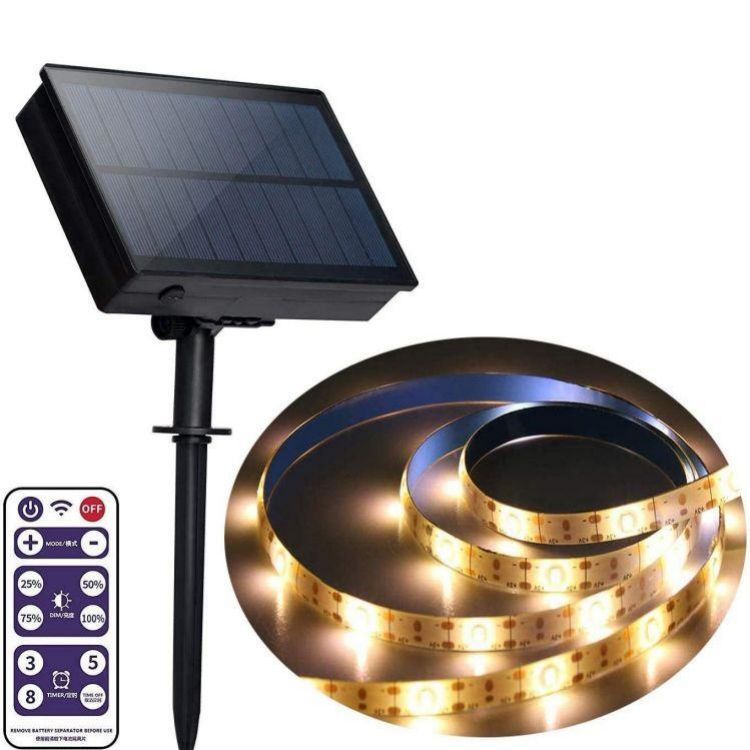 Outdoor Solar Remote Control Strip Light