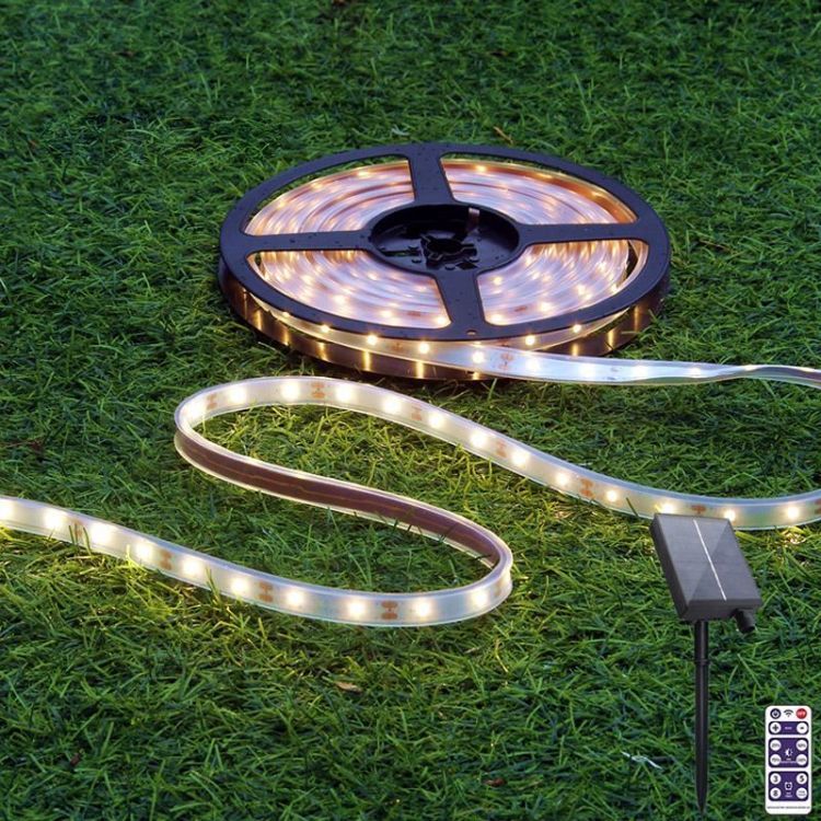 Outdoor Solar Remote Control Strip Light