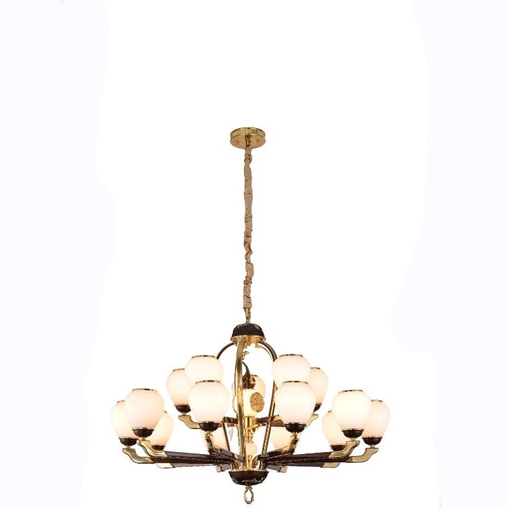 All copper new Chinese style high-grade atmosphere modern chandelier