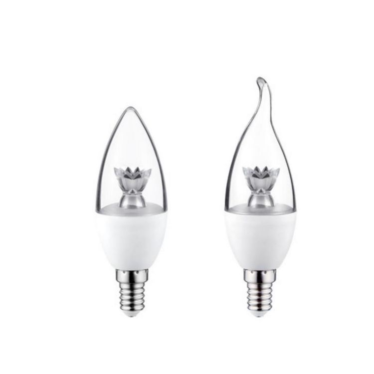 Pointed Bubble Pull Tail Screw Candle Light Bulb