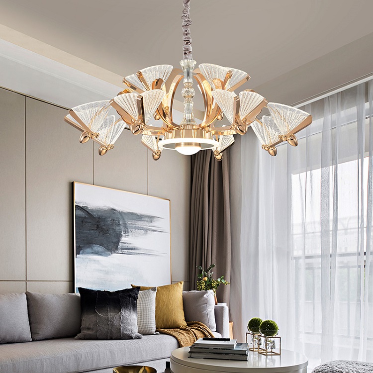 Light luxury crystal chandelier