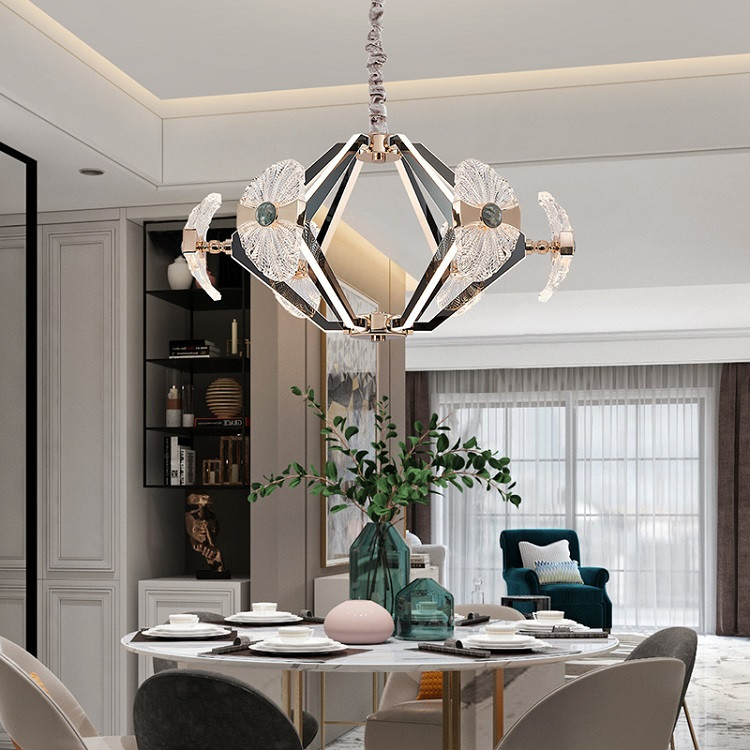 Modern creative decorative crystal chandelier