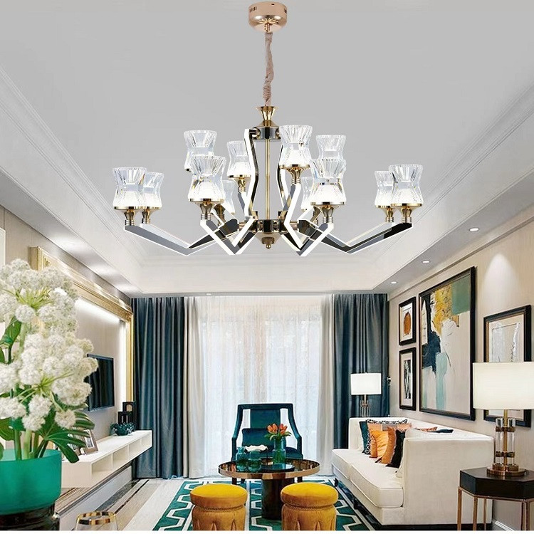 Creative new living room crystal chandelier