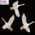 Beautiful goose decorative landscape lamp