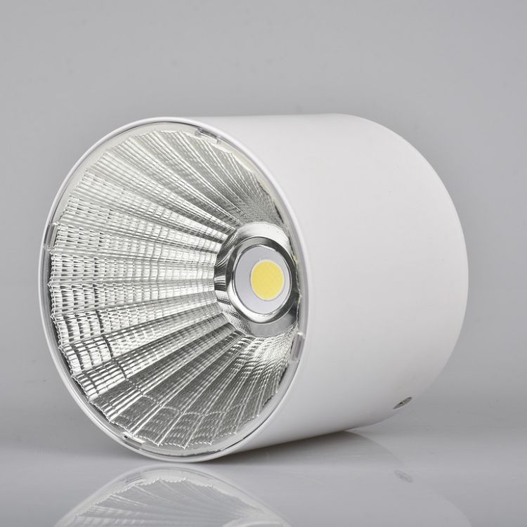 LED Lighting Circular Hole-free COB Surface-mounted Downlight Without Main Lamp