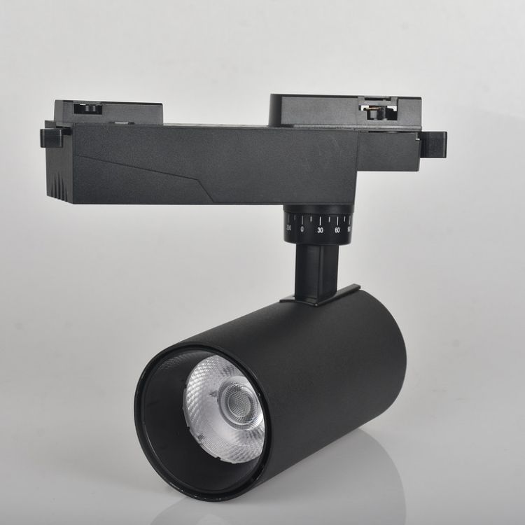 Led Surface-Mounted Spotlight Supermarket Exhibition Hall Adjustable Angle Cob Track Light