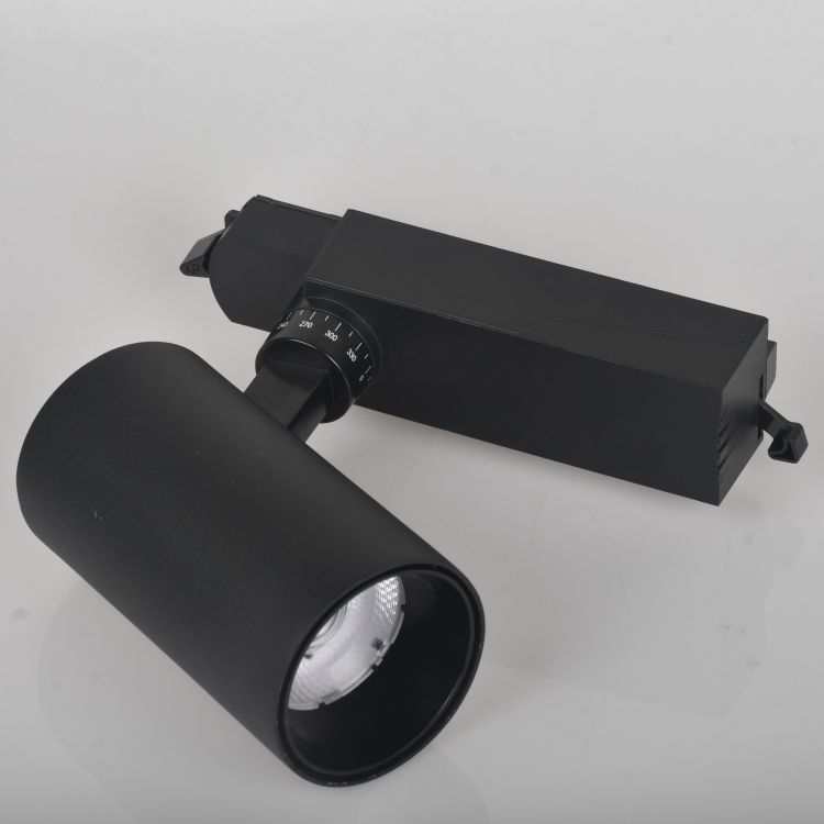 Led Surface-Mounted Spotlight Supermarket Exhibition Hall Adjustable Angle Cob Track Light