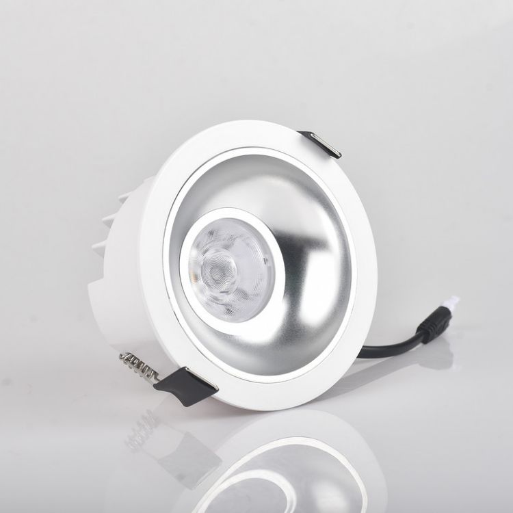 Led Narrow Edge Anti-Glare Embedded Three-Color Dimming Corridor Lamp Downlight