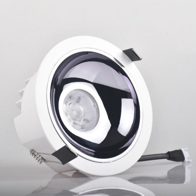 Led Narrow Edge Anti-Glare Embedded Three-Color Dimming Corridor Lamp Downlight