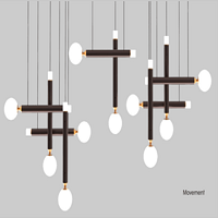 Indoor modern minimalist line chandelier