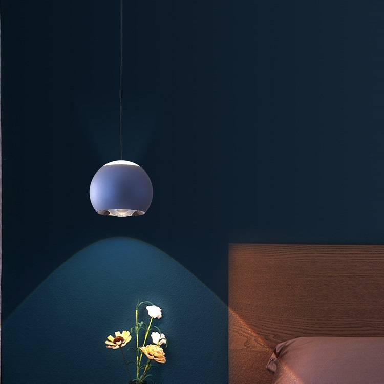 Minimalist Scandinavian style single-headed chandelier