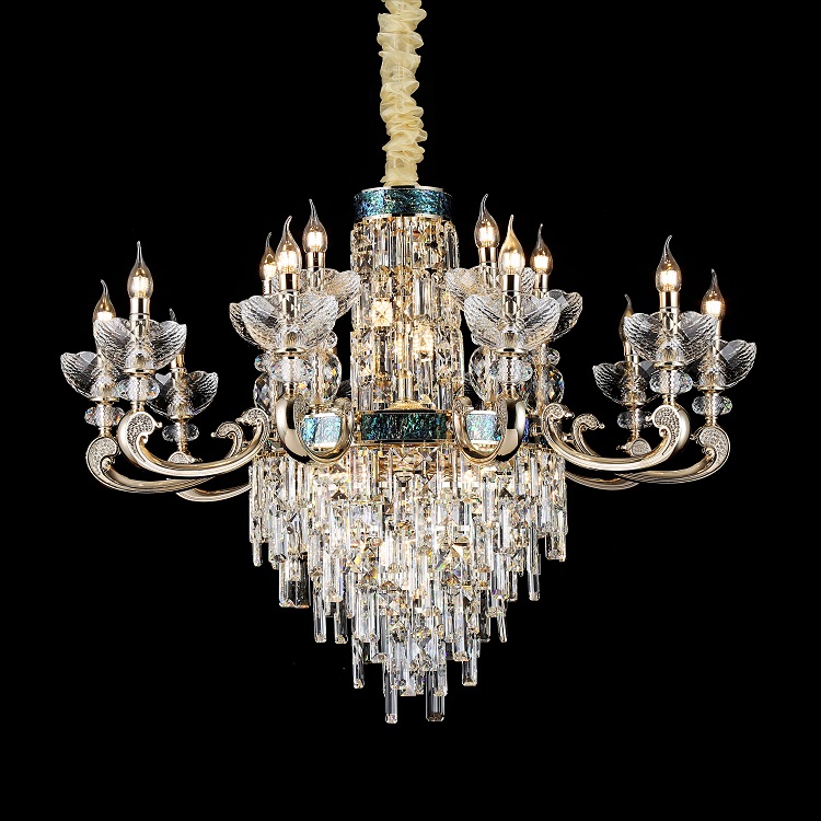 Royal style luxury candle chandelier