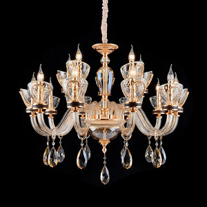 Royal style luxury candle chandelier