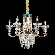 Royal style luxury candle chandelier