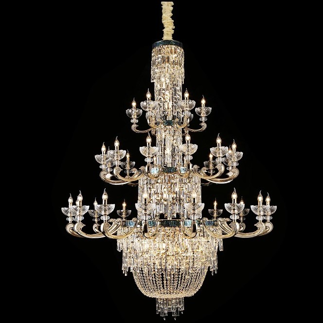 Royal style luxury candle chandelier