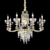 Royal style luxury candle chandelier