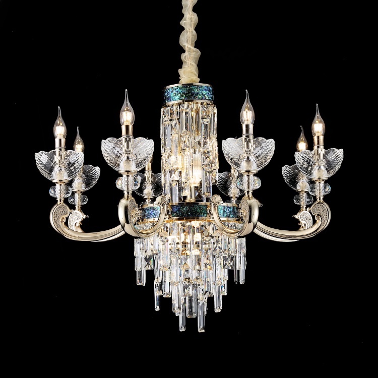 Royal style luxury candle chandelier