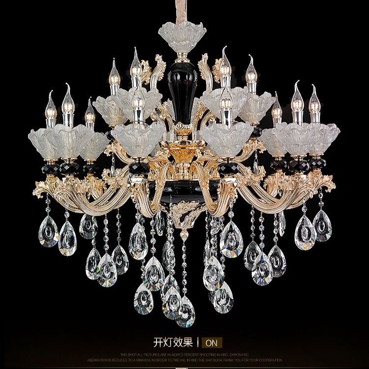 Royal style luxury candle chandelier