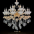 Royal style luxury candle chandelier