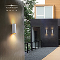LED outdoor waterproof double-headed wall lamp
