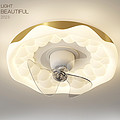 2261Pearl-shaped fan lamp